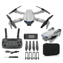 Drone Optical Flow E99 Hovering com 2 Baterias / Dual Camera / 360° / com Controle Remoto - Cinza