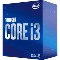 Processador Intel Core i3-10100, 3.60GHZ (4.3GHZ Turbo), Cache 6MB, Soquete LGA 1200