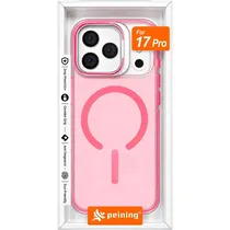 Estojo Protetor Peining Sparkle CPJ2-2 Magsafe para iPhone 17 Pro - Rosa