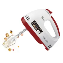Mini Batedeira Eletrica Ackiliss ACL-6633 Sem Bowl / 270W / 7 Velocidades / 220-240V ~ 50/ 60HZ - Branco/ Vermelho