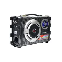 Speaker Ecopower EP-2220 Preto/ Azul BT/ USB/ FM/ Aux