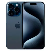 Apple iPhone 15 Pro *Cpo* A2848 LL 256GB 8GB Ram Tela 6.1" - Azul Titânio (Caixa Danificada)