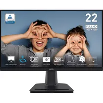 Monitor MSI Pro MP225V 21.4'' Full HD 100 HZ / 1 MS - Preto