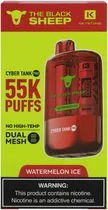 Vape Descartável The Black Sheep Cyber Tank Pro Watermelon Ice 55000PUFFS