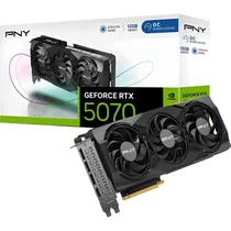 Placa de Vídeo PNY Geforce RTX 5070 Oc Edition Triple Fan 12 GB GDDR7