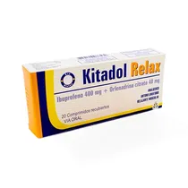 Comprimidos Lasca Kitadol Relax 20 Comprimidos