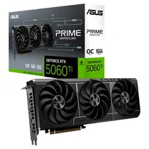 Placa de Vídeo Asus Prime Oc 16GB Geforce RTX5060TI GDDR7 PRIME-RTX5060TI-O16G, 3 Fan, Preto