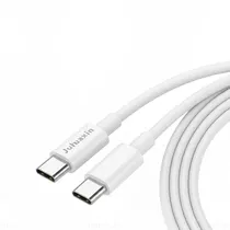 Cable Juhuaxin JU-UX31 USB-C USB-C 65W 1M - White