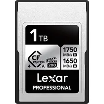 Memória Cfexpress 4.0 Lexar Professional Silver Tipo A 1750-1650 MB/s 1 TB (LCAEXS4001T-Rneng)