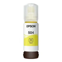Refil de Tinta Epson T504 420 - para Impressora Epson - Amarelo - 70ML