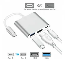 Adaptador USB-C To HDMI/USB3.0/USB-C