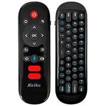 Controle Remoto com Teclado Kolke KET-725 Air Mouse Mini Smart Wireless - Preto