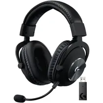 Headset Gamer Logitech G Pro X Wireless Lightspeed, 7.1 DTS Headphone:X 2.0, Drivers Pro-G 50MM, 981-000906, Preto