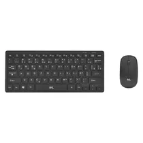 Kit Teclado e Mouse Mtek KM-5276B-PT Sem Fio Português - Preto