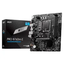 Placa Mãe MSI Pro B760M-e DDR5 Socket LGA 1700 Chipset Intel B760 Micro ATX