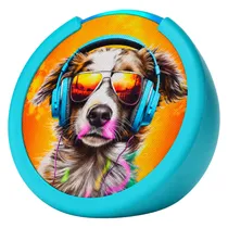 Amazon Echo Pop Kids Anthro Pup Alexa 1ª Geração 2023 - Azul
