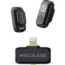 Microfono Inalambrico Hollyland Lark A1 Mini Duo Lightning - Black