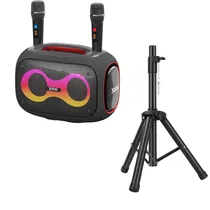 Speaker Joog Pair 1000 2 Microfonos TriPode /Bluetooth / Wifi - Black