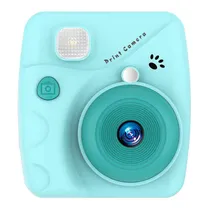 Camera Instantânea para Criança Children's Time com Acessórios / Inclui Papel (3 Peças) - Verde