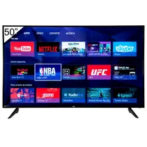 TV 50 Hye HYE50ATHQ Smart/Qled/4K/Android Preto