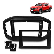 Moldura p/ Painel Fiat Strada 2021/23 9"