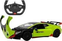 Lamborghini HuracáN Sto Escala (1/14) RC 2.4 GHZ Rastar 98700 - Verde Neon