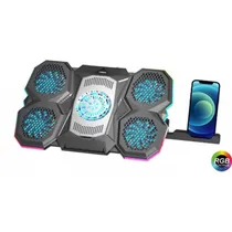 Cooler p/NB Satellite A-CP44 17"" LED RGB Black