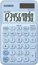 Calculadora Casio SL-310UC-LB (10 Dígitos) - Azul Claro