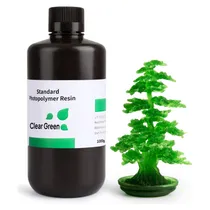 Resina para Impressora 3D Elegoo Standard Resin - Clear Verde 1 KG