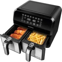 Mondial Freidora Airfry AFD-01-Bi Dual Black 8L/2200W/110V 60HZ