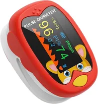 Oximetro de Pulso Pediátrico More Fitness MF-414 - Vermelho