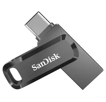 Pendrive Sandisk Ultra Dual Drive / 256GB / Tipo-C / USB 3.0 - Preto (SDDDC3-256G-G46)
