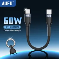Cable USB-C/USB-C Mtek MC-18CCM 1.8M 60W Fast Charge Black