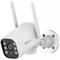 Câmera de Segurança 4LIFE FLG3P Vigione Outdoor / Wi-Fi / 2.5K - Branco