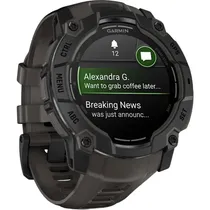 Relógio Smartwatch Garmin Instinct 3 Amoled 50 MM - Black/Charcoal (010-03020-00)