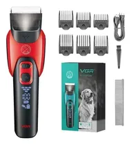 VGR Cortador de Pelo Pet VGR V-208 Rojo