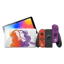 Console Nintendo Switch Oled Pokémon Scarlet & Violet Edition 64GB – Vermelho e Roxo