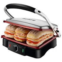 Grill e Sanduicheira Mondial Press Grill 180 PG-02 - 2000W - 220V/60HZ - Preto e Prata