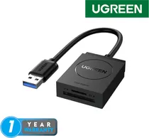 Lector de Memoria Ugreen USB 3.0 p/TF+SD (20250)