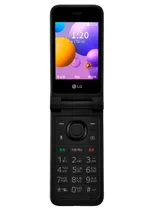Celular LG Folder 2 LM-Y120K / Tela LCD 2.8/ 8 GB/ 4G Wi-Fi/ Bluetooth / Radio FM - Black