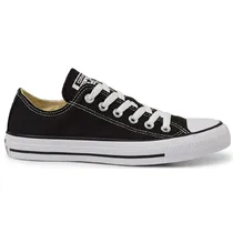 Calzado Converse Chuck Taylor Ox Negro Clasico Linea Negra N49 Cod:CT00010002