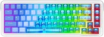Teclado com Fio Gaming Redragon Nova Magnetic K709PLB-RGB-M Azul Transparente (Inglês)