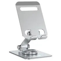 Suporte para Celular Quanta QTSAR25 / 4 A 7" / Rotativo - Cinza