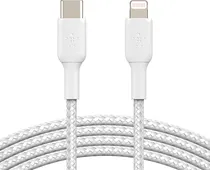 Cable USB-C/Lightnin Krab KBCL30 1M White