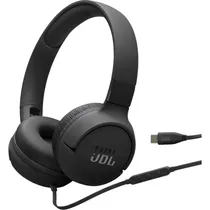 Fone JBL Tune T520C USB-C Black JBLT520CBLKAM