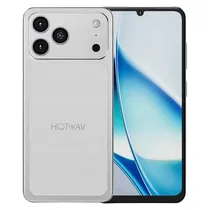 Celular Hotwav A17 Pro Max Dual Sim de 128GB/4GB Ram de 6.75" 13MP/5MP - Moonlight Silver