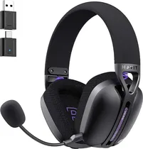 Auricular Havit FUXI-H3-BV Four Mode/Wireless 2.4/Con Micrófono Black/Purple