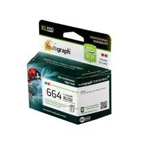 Cartucho Multigraph 664XL Color 21ML p/HP F6V30A....
