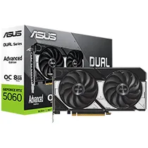 Placa de Vídeo Asus Dual Advanced Oc 8GB Geforce RTX5060 GDDR7 - DUAL-RTX5060-O8G-A