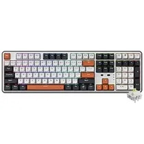 Teclado Gamer Mecânico Redragon K689WBO-RGB-Pro Wyvern Pro Wireless / RGB / Inglês - Branco / Preto